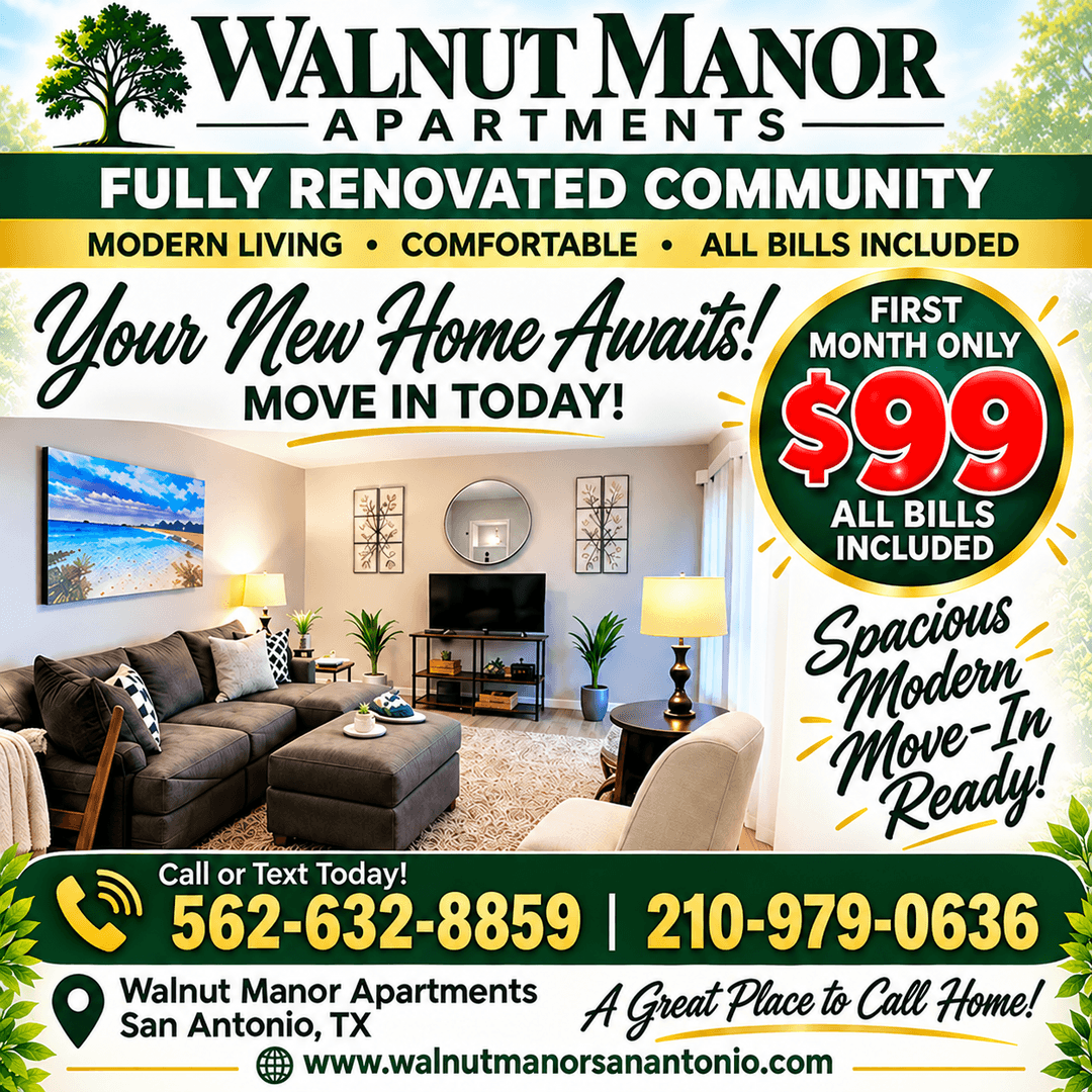 SAN ANTONIO Apartment: 3822 WEST AVENUE