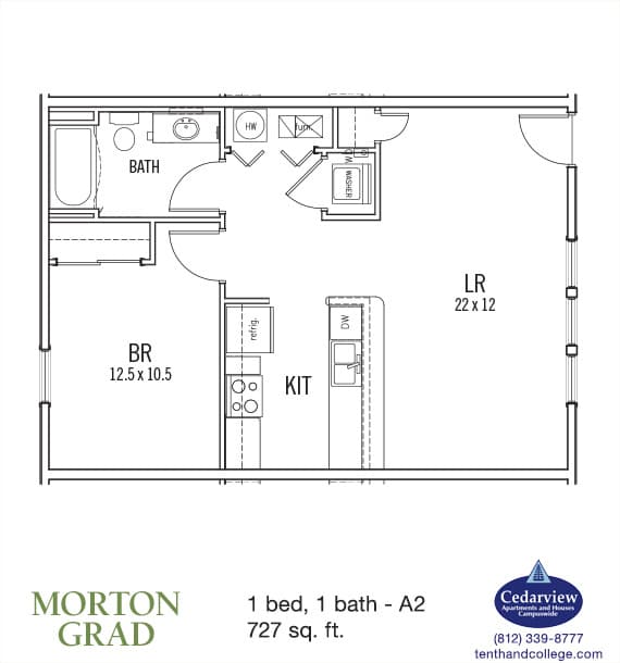 Bloomington Apartment: 640 N. Morton Street