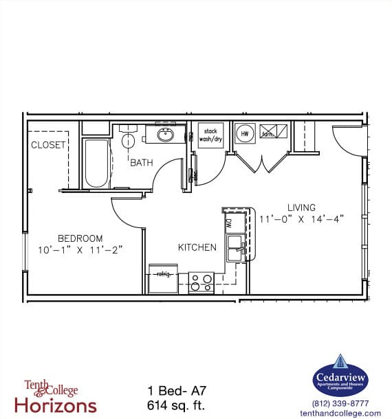 Bloomington Apartment: 630 N. Morton Street