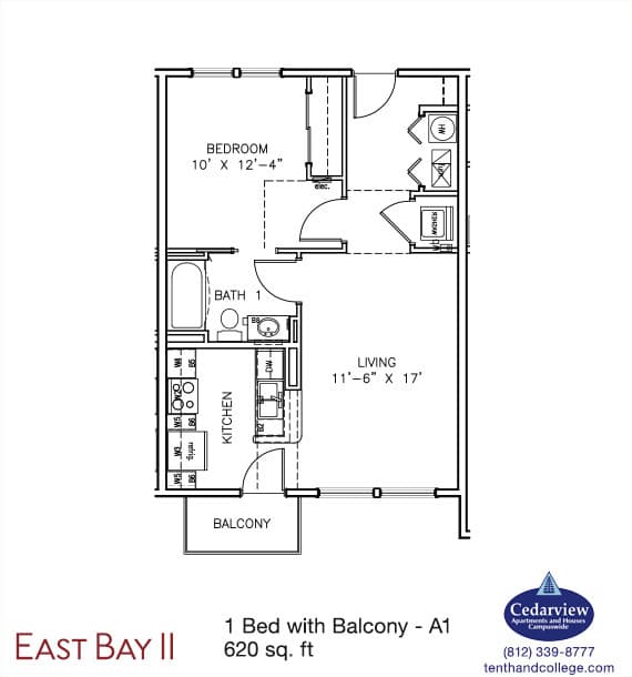 Bloomington Apartment: 2549 Eastgate Lane