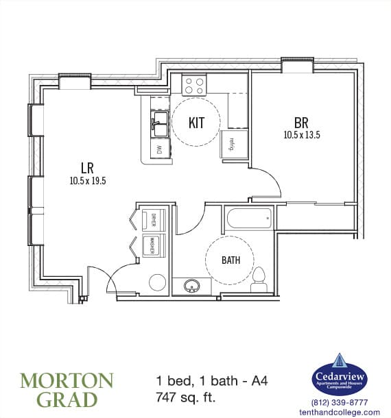 Bloomington Apartment: 640 N. Morton Street