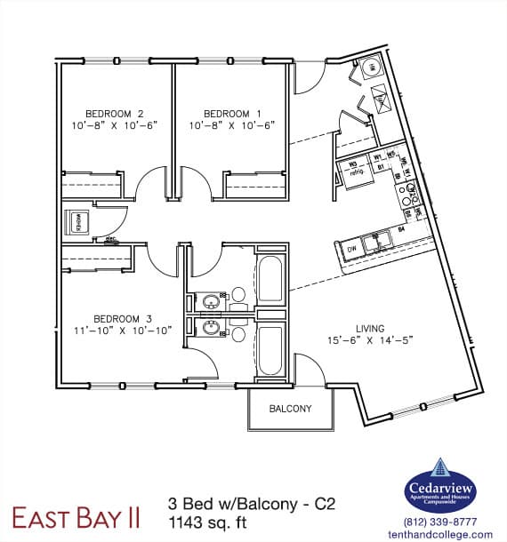 Bloomington Apartment: 2549 Eastgate Lane