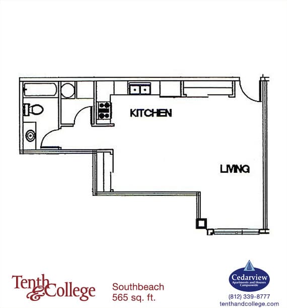 Bloomington Apartment: 601 N. College Ave.