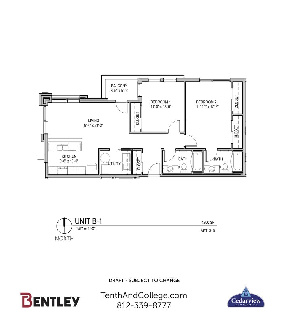 Bloomington Apartment: 650 N. College Avenue