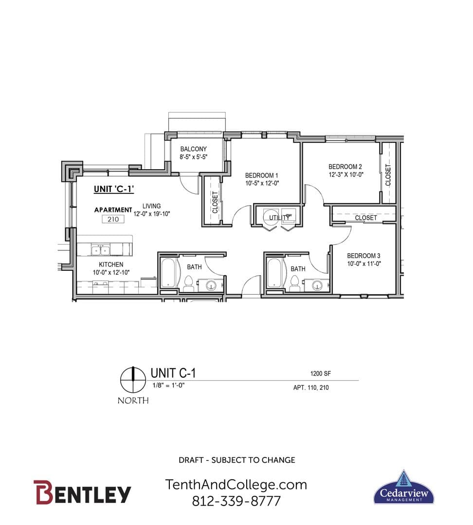 Bloomington Apartment: 650 N. College Avenue