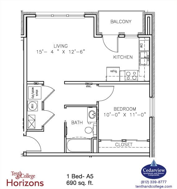 Bloomington Apartment: 630 N. Morton Street