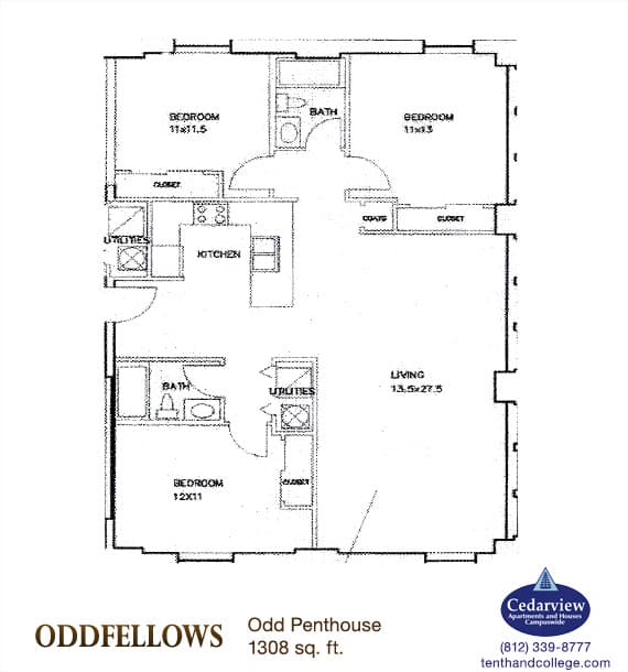 Bloomington Apartment: 106 E. Kirkwood Ave.
