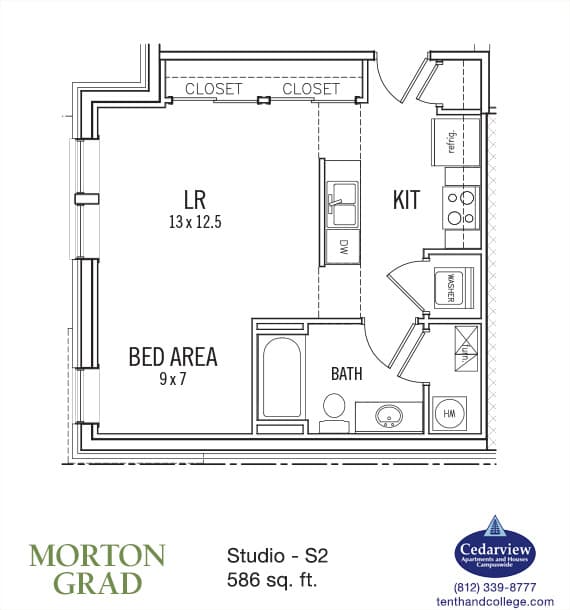 Bloomington Apartment: 640 N. Morton Street