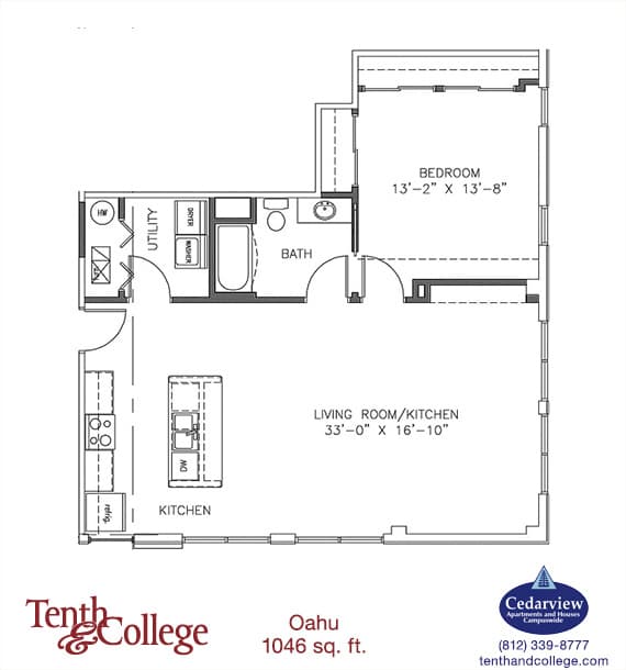 Bloomington Apartment: 601 N. College Ave.
