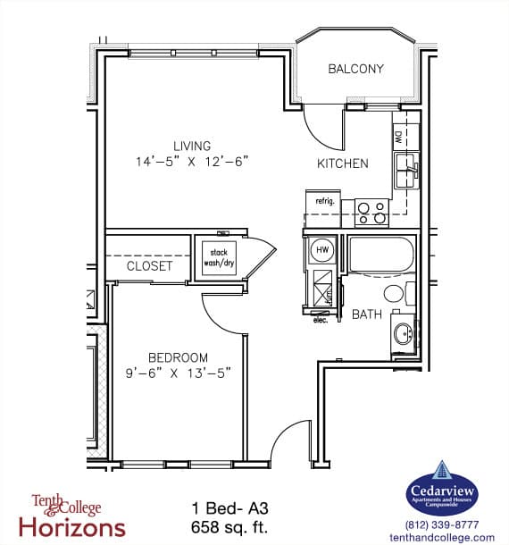 Bloomington Apartment: 630 N. Morton Street