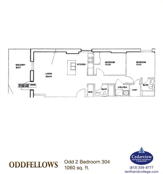 Bloomington Apartment: 106 E. Kirkwood Ave.