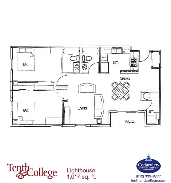 Bloomington Apartment: 601 N. College Ave.