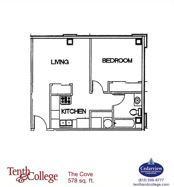 Bloomington Apartment: 601 N. College Ave.