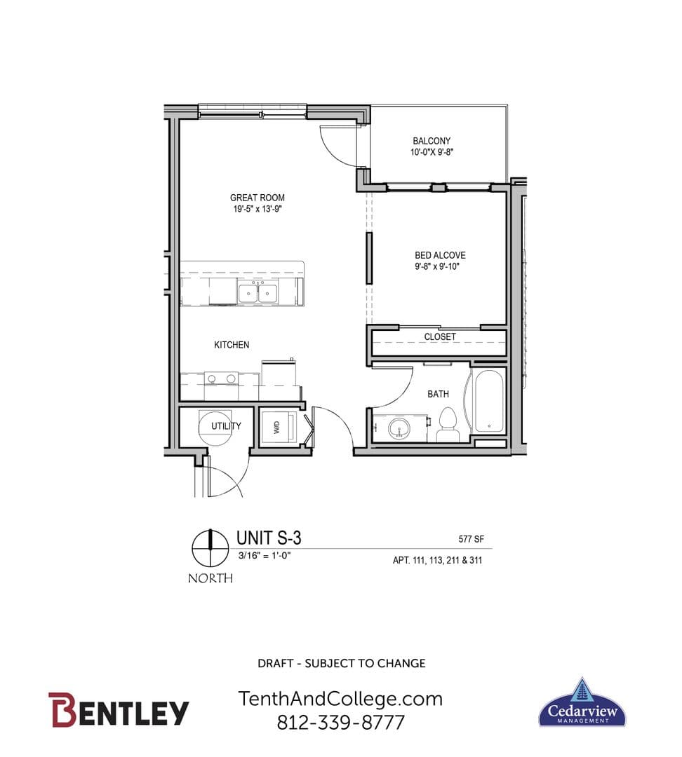 Bloomington Apartment: 650 N. College Avenue