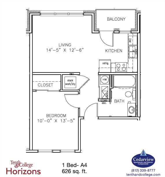 Bloomington Apartment: 630 N. Morton Street