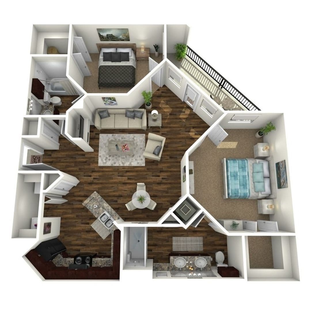 Shenandoah Apartment: 1018 Wellman Road