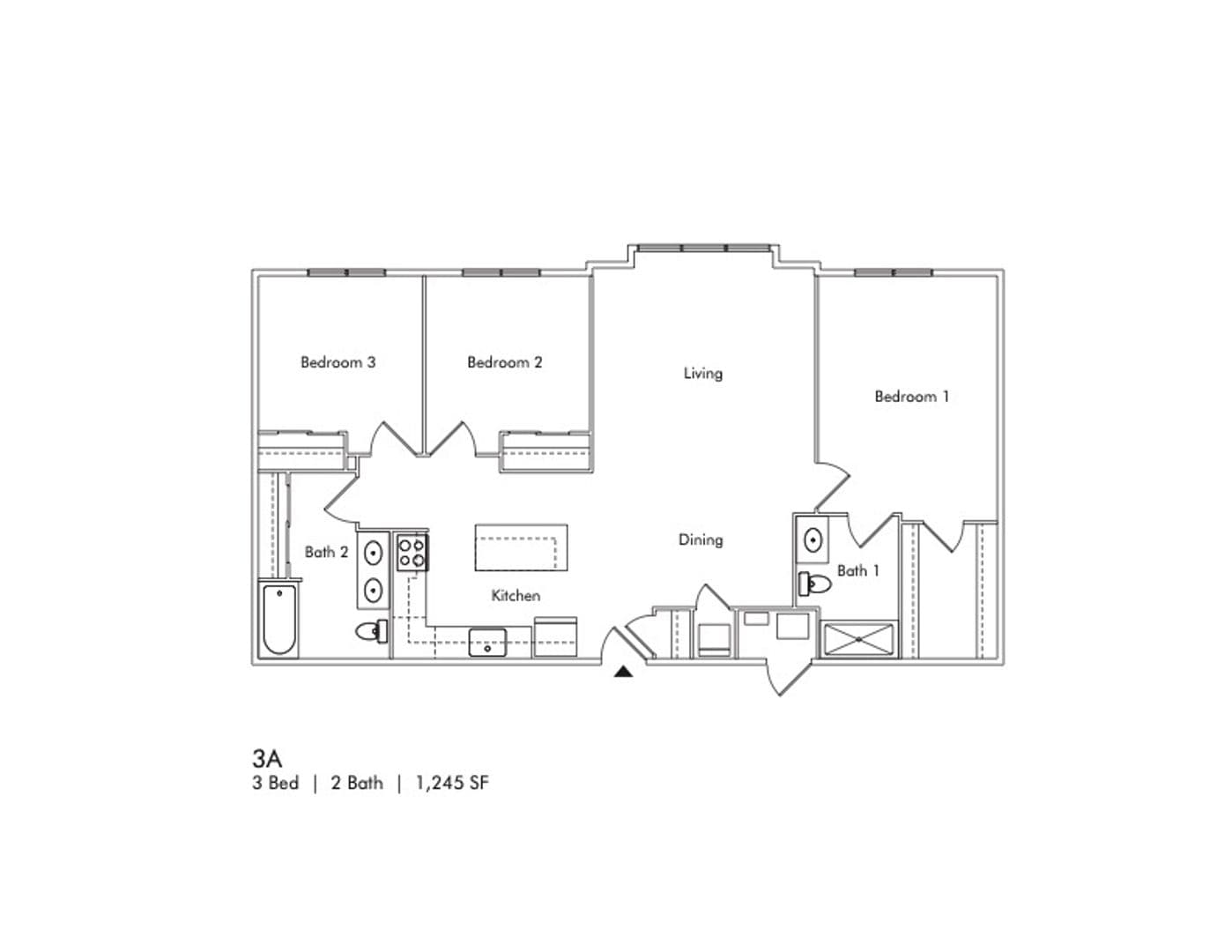 Dover Apartment: 61 County Street