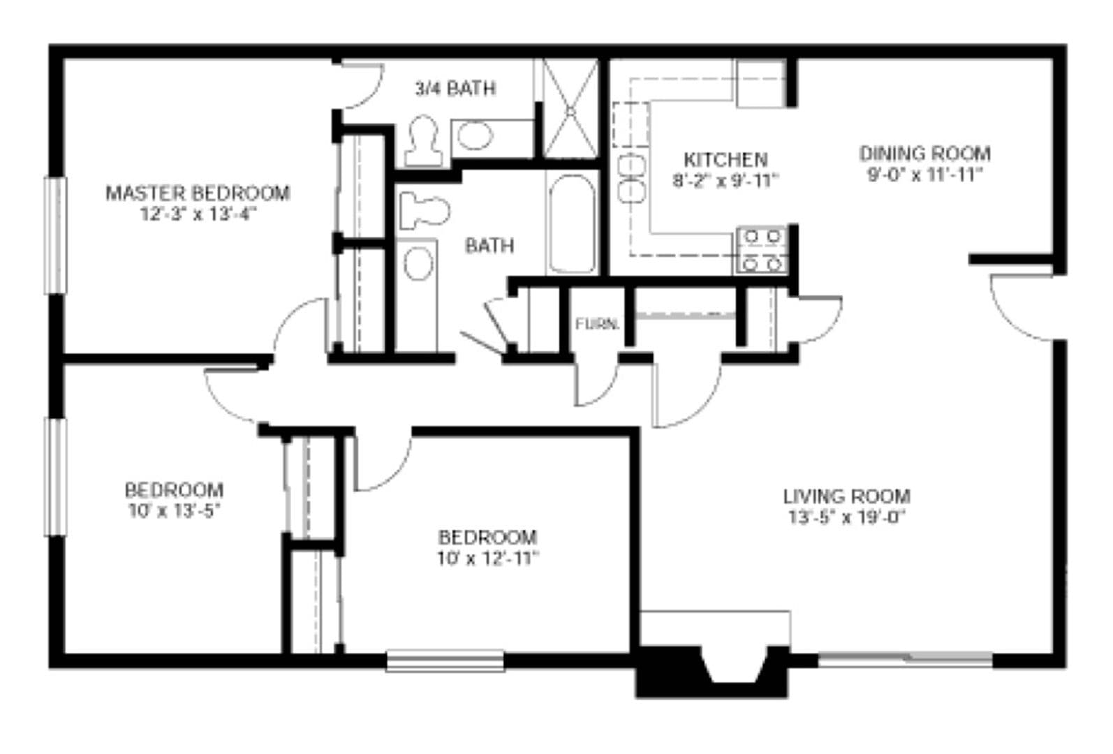 Lincoln Apartment: Chateau LaFleur