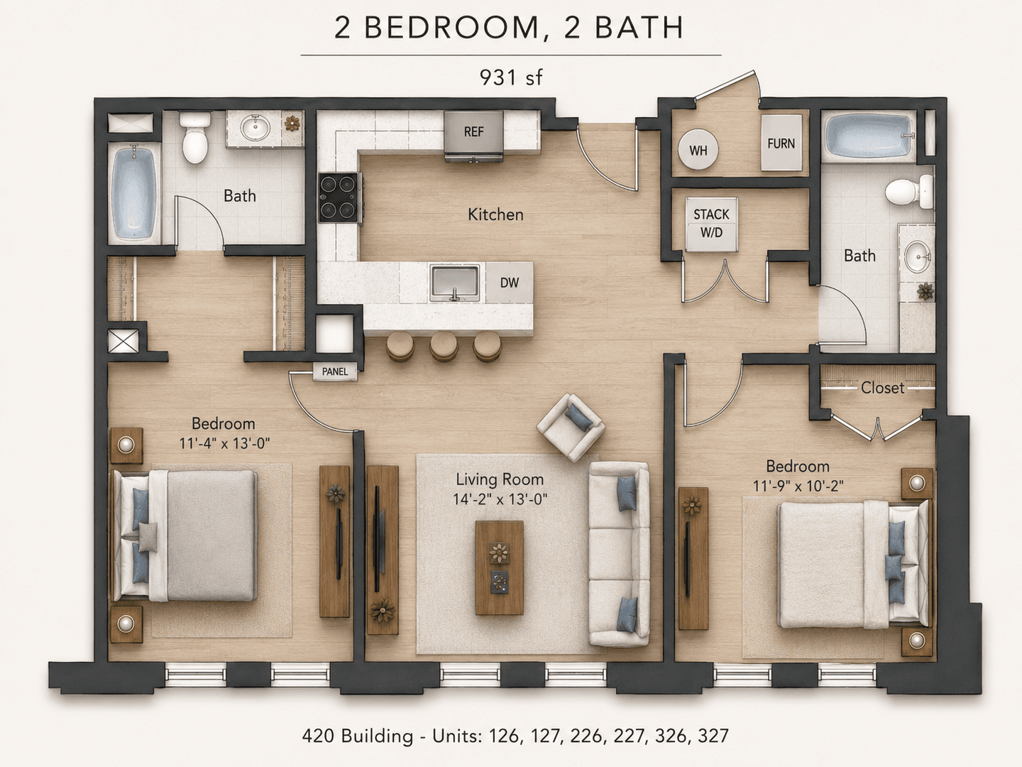 Hastings Apartment: 420 E Mill Street