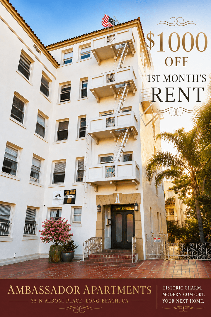 Long Beach Apartment: 35 N. Alboni Place