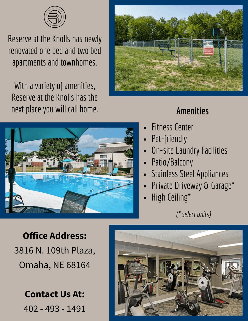 Omaha Apartment: 3816 109th Plaza