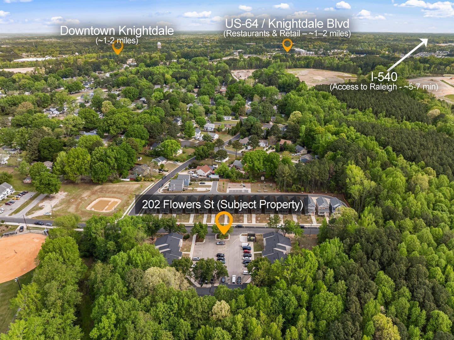 Knightdale House: 220 Flowers St