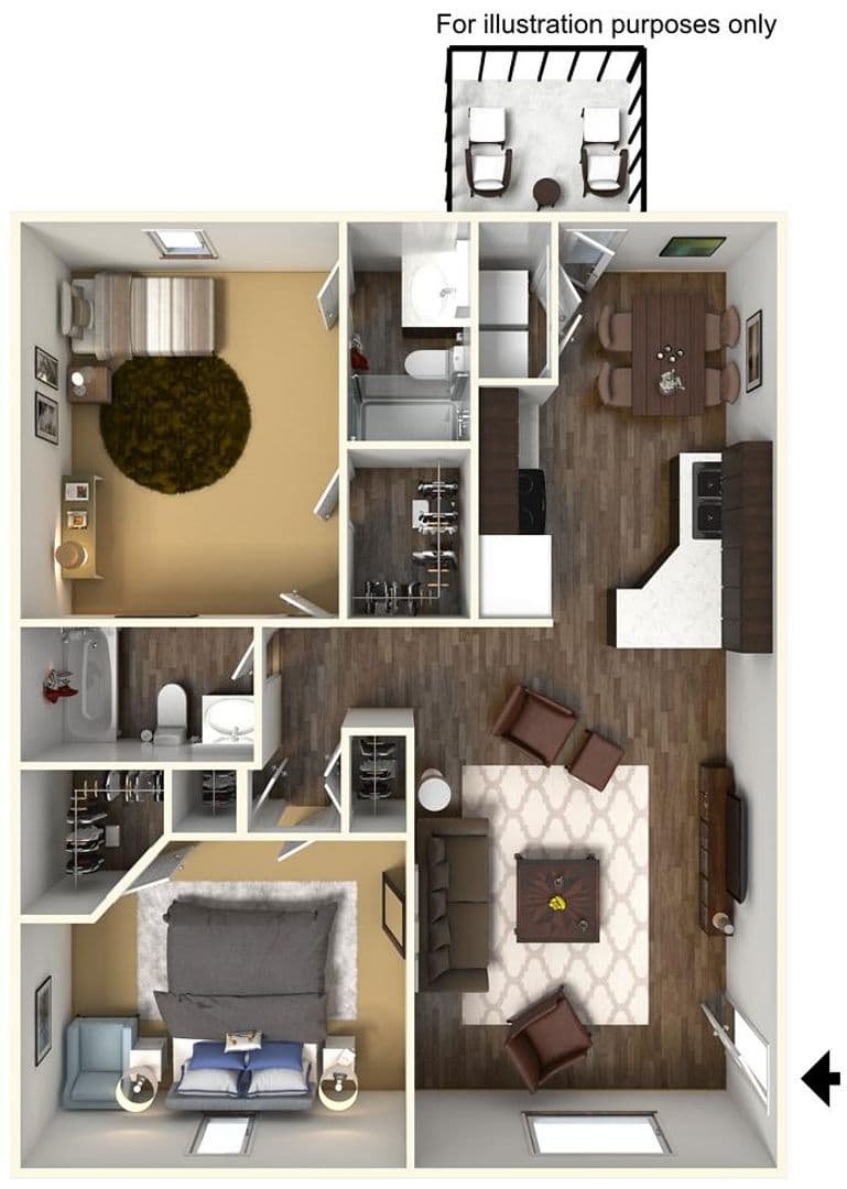 Georgetown Apartment: 101 Collins Path