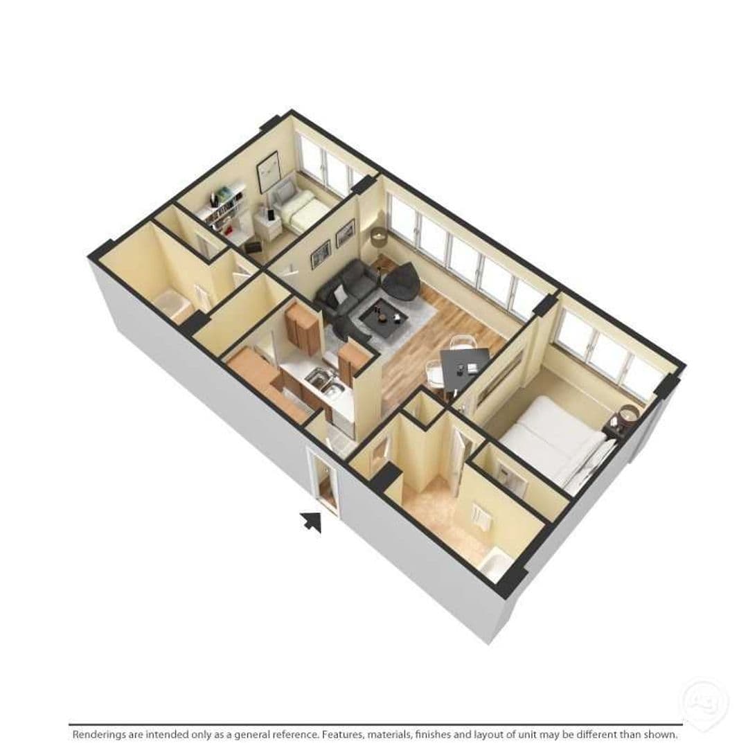 Columbia Apartment: 1100 Wheat Street 806