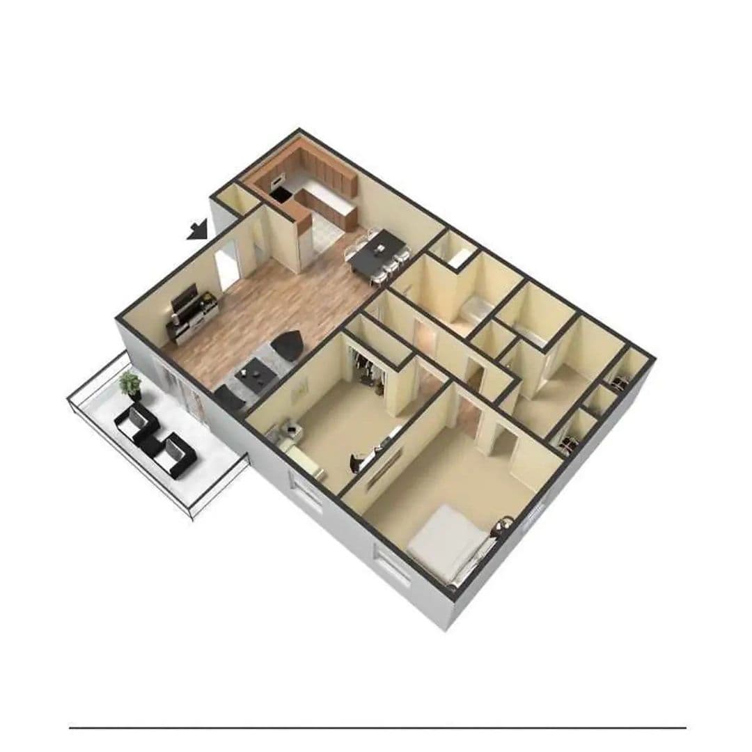 Columbia Apartment: 6530 Davidson Road I7
