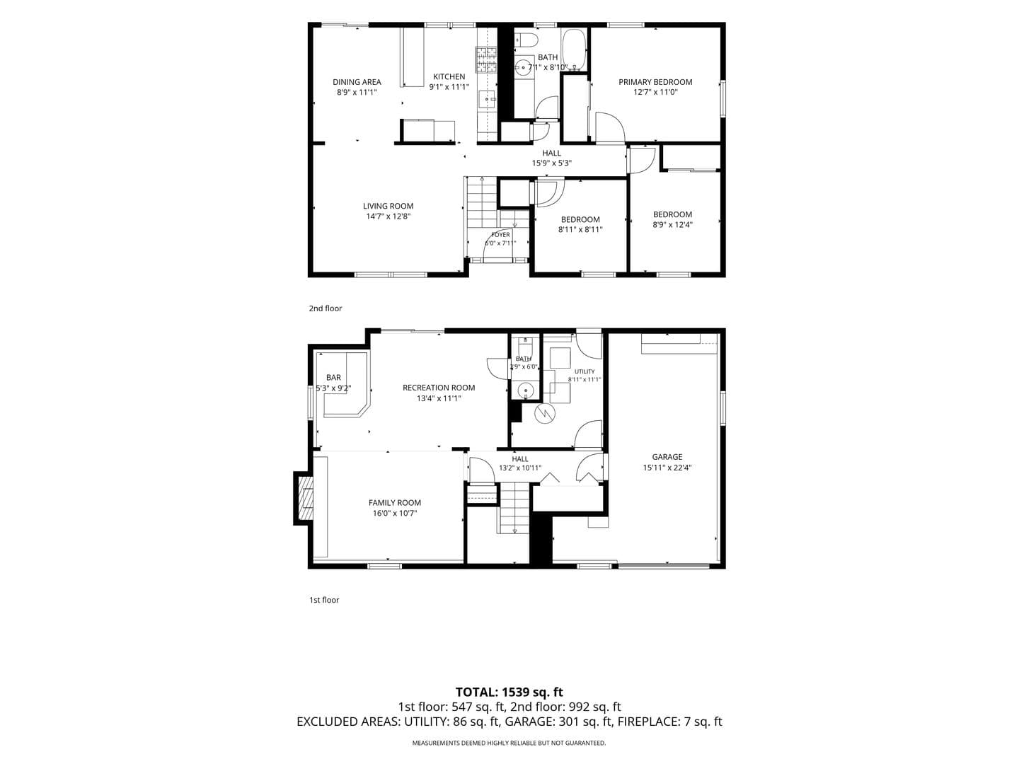 Bloomingdale House: 128 Reeve Ave,