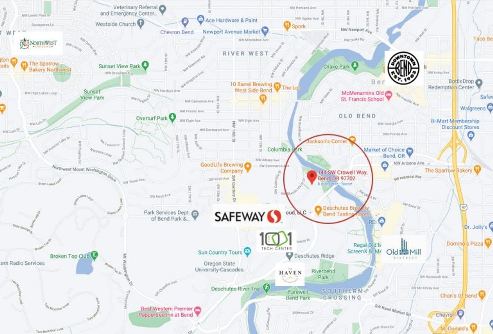 Bend Apartment: 144 SW Crowell Way