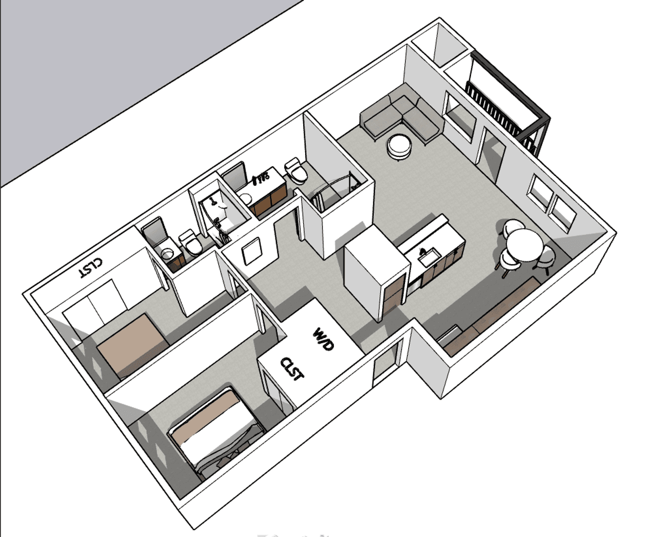 Bend Apartment: 369 SE Reed Market Road