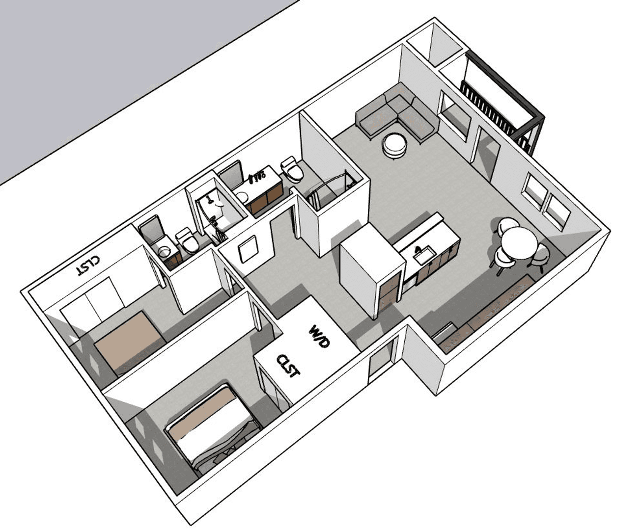 Bend Apartment: 369 SE Reed Market Road