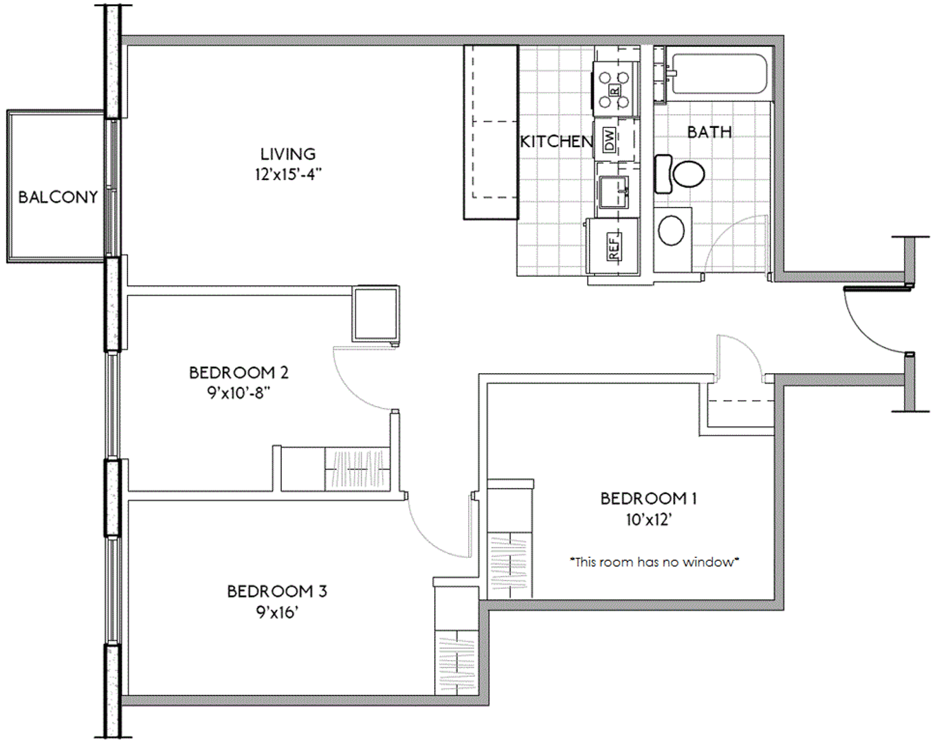 Madison Apartment: 1216 Spring Street