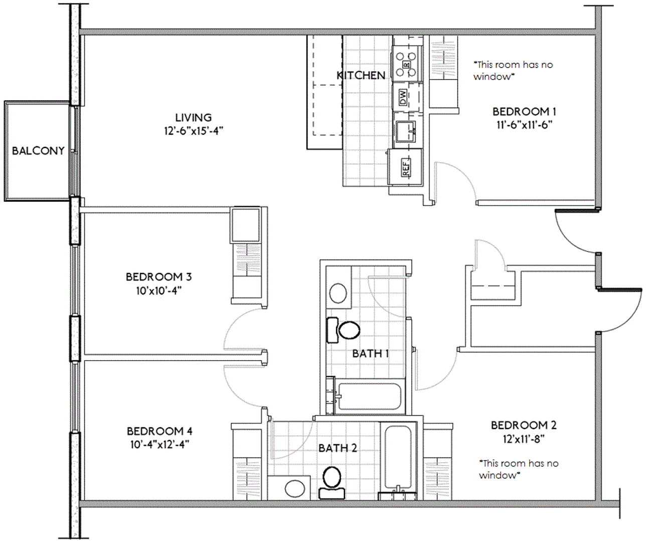 Madison Apartment: 1216 Spring Street