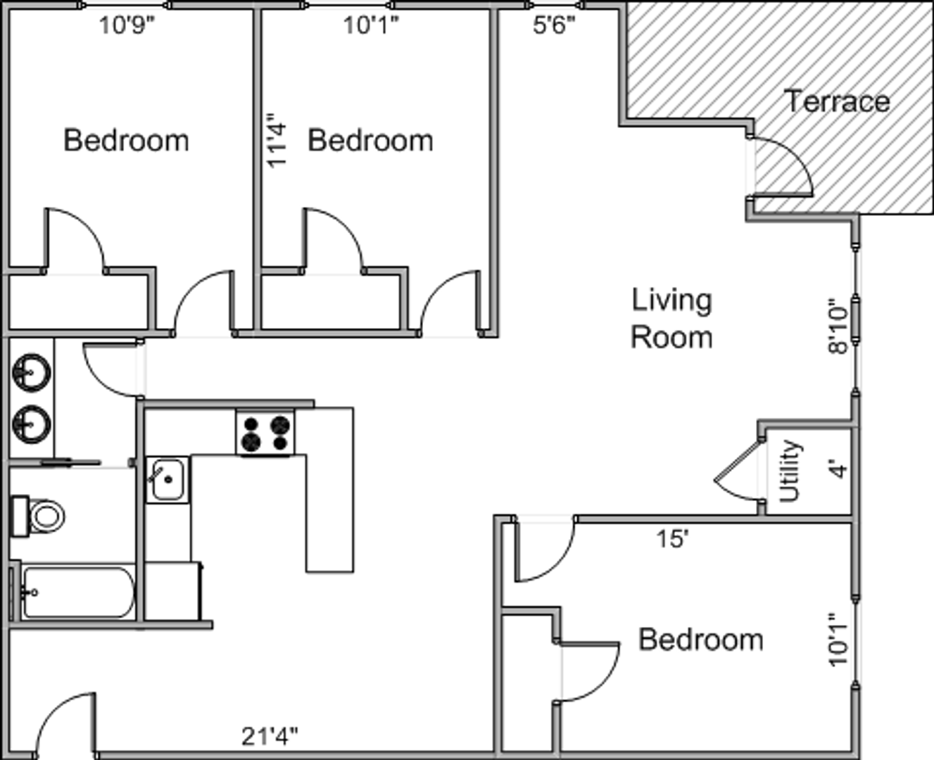 Madison Apartment: 45 N Randall Avenue