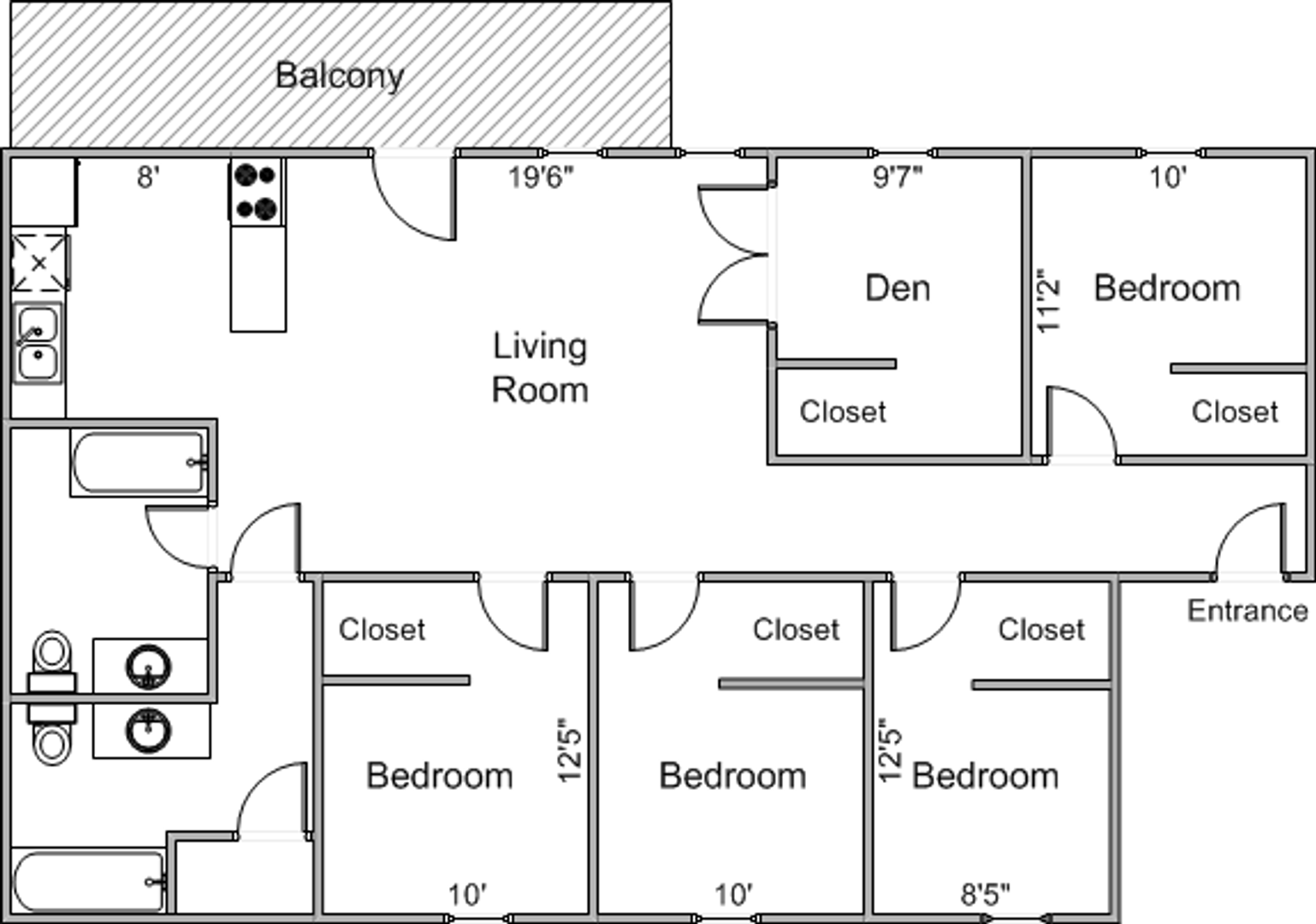 Madison Apartment: 1317 Spring Street