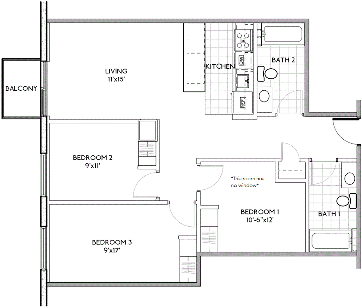 Madison Apartment: 1216 Spring Street