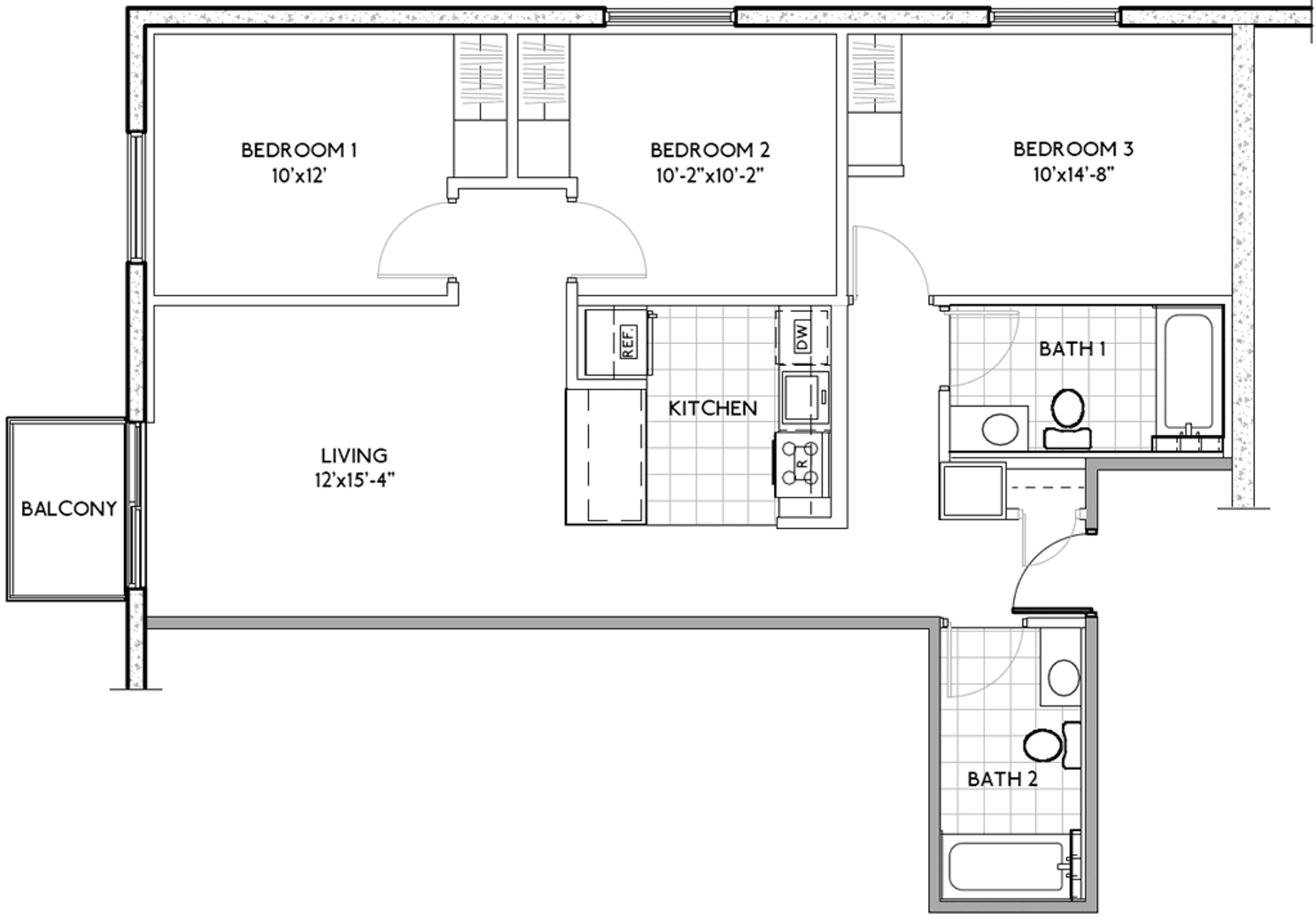 Madison Apartment: 1216 Spring Street