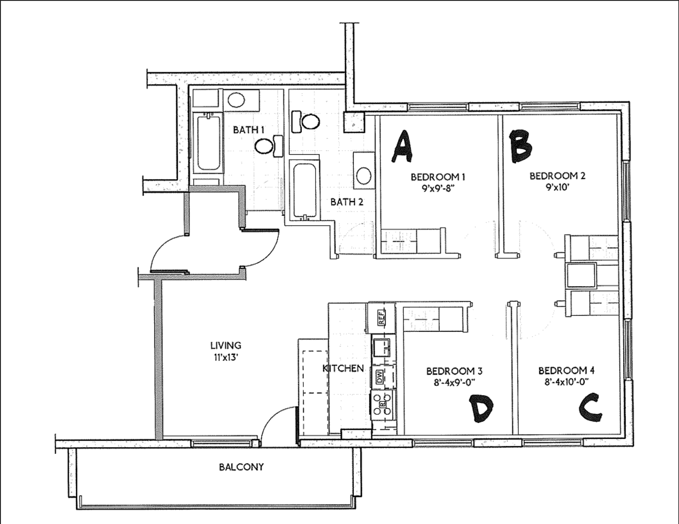 Madison Apartment: 1216 Spring Street