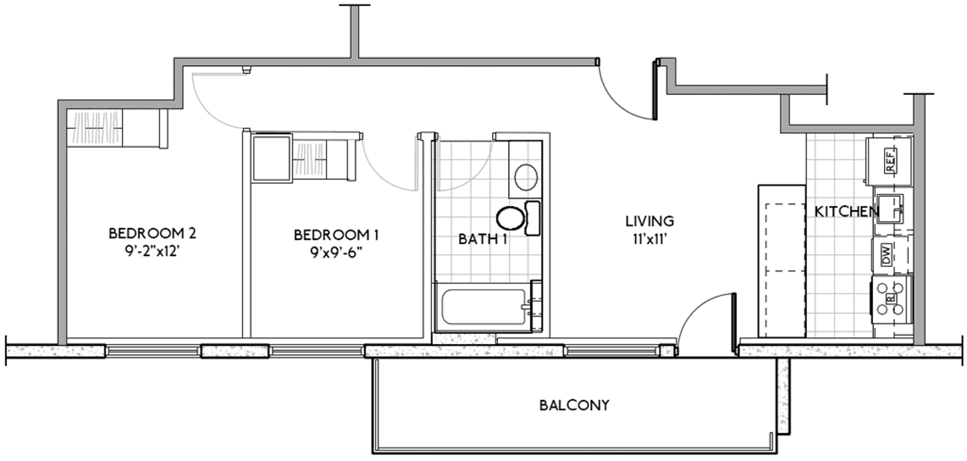 Madison Apartment: 1216 Spring Street