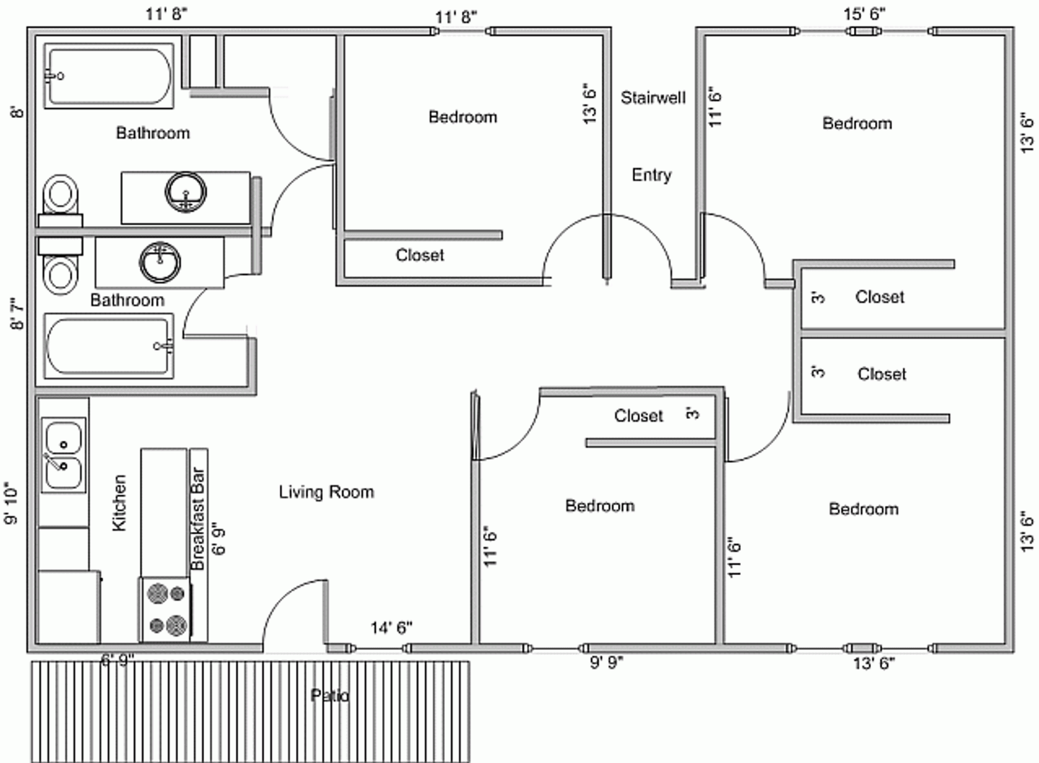 Madison Apartment: 1317 Spring Street