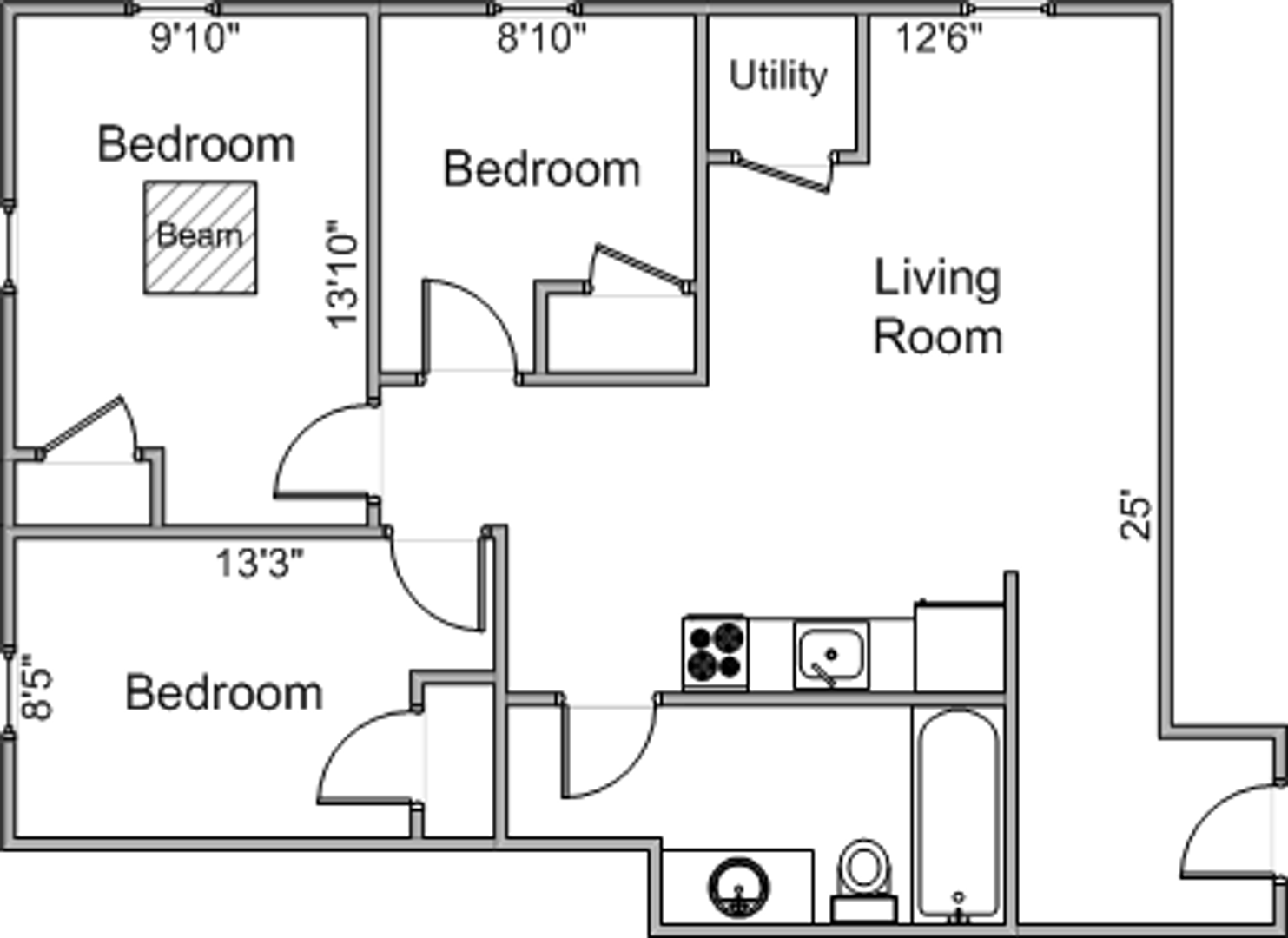 Madison Apartment: 45 N Randall Avenue