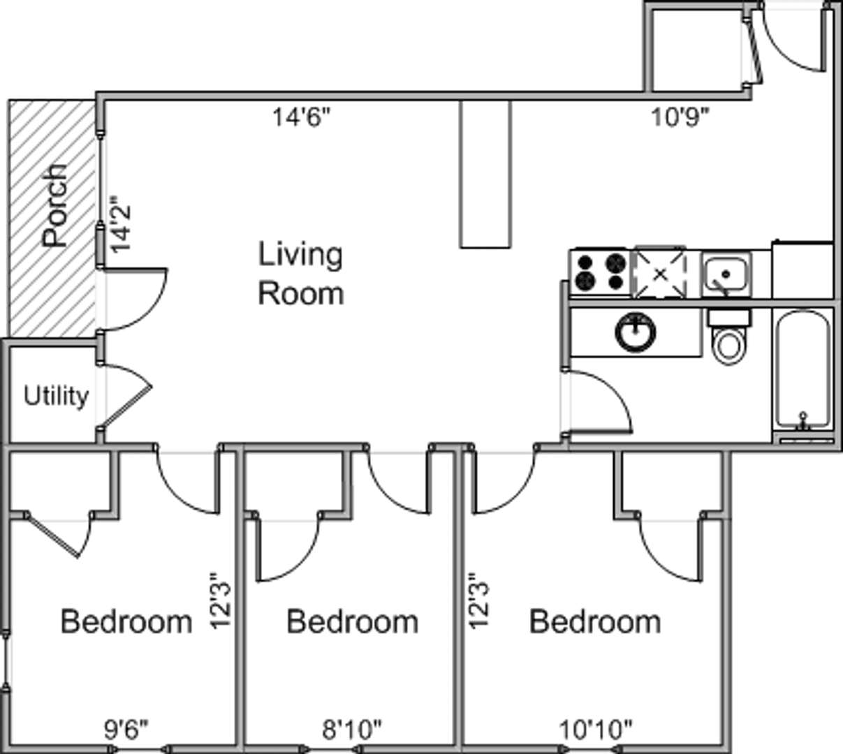 Madison Apartment: 45 N Randall Avenue