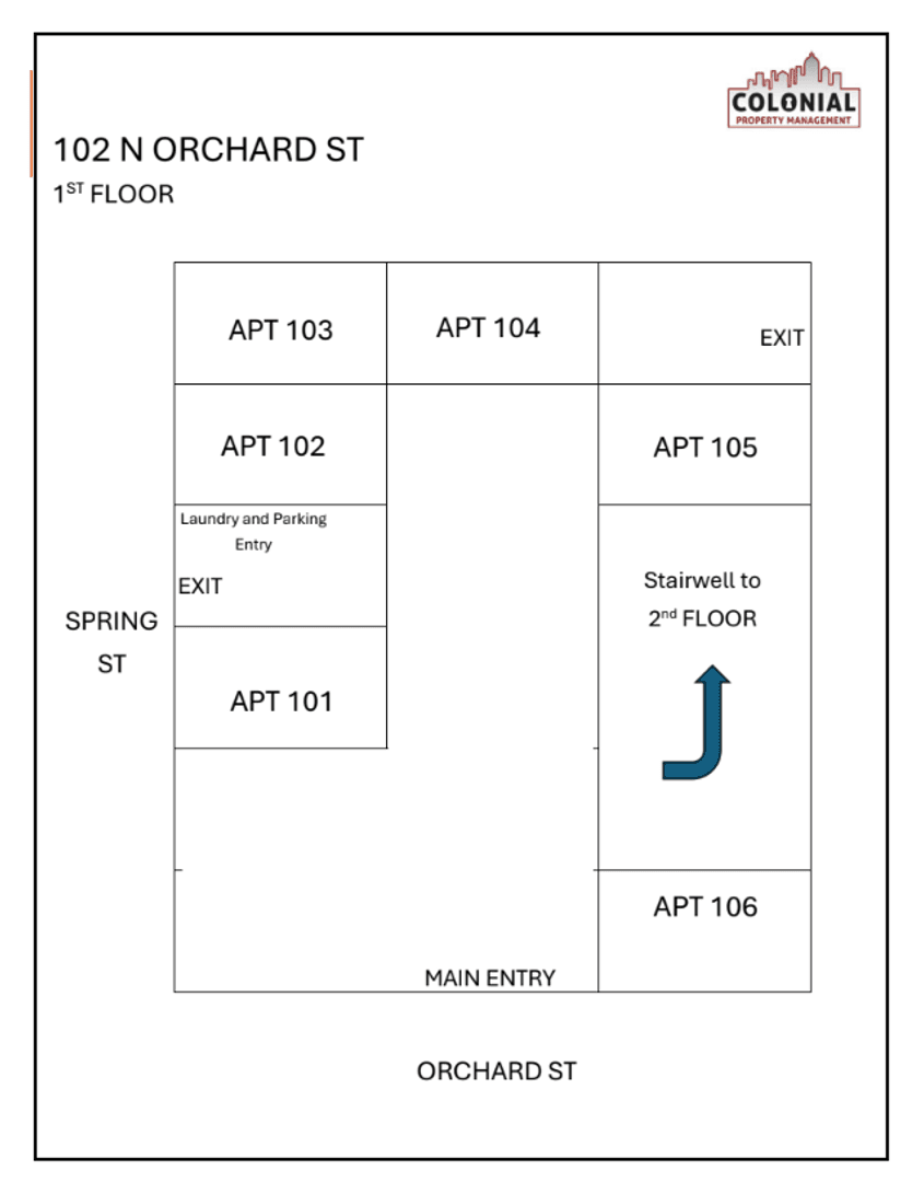 Madison Apartment: 102 N Orchard Street