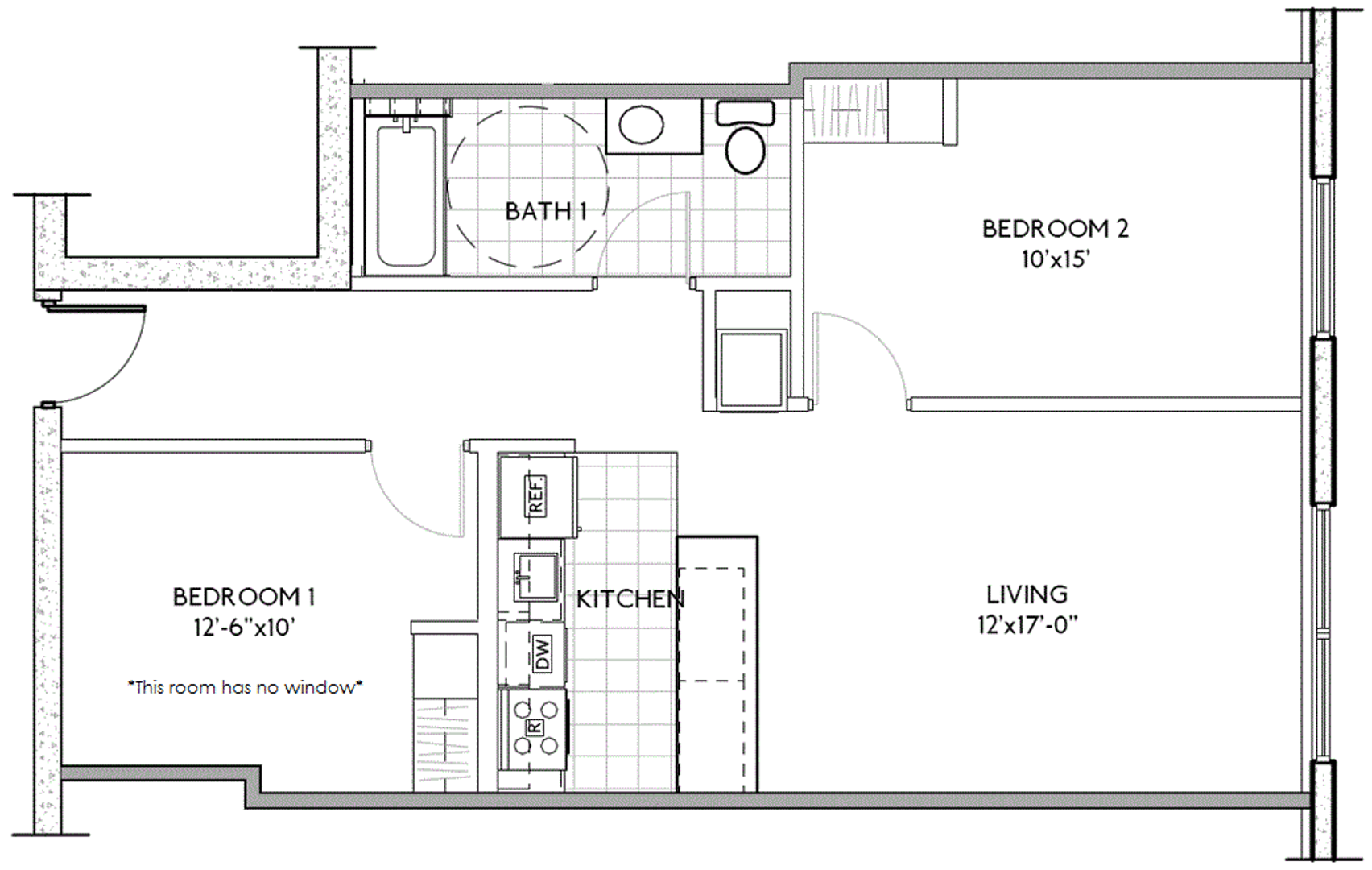 Madison Apartment: 1216 Spring Street