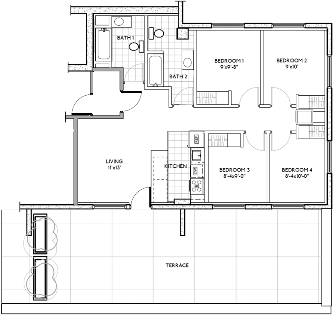 Madison Apartment: 1216 Spring Street