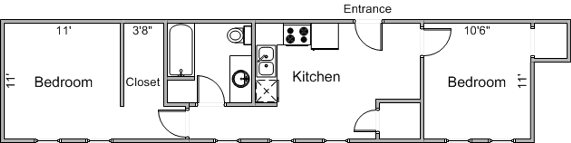 Madison Apartment: 1317 Spring Street