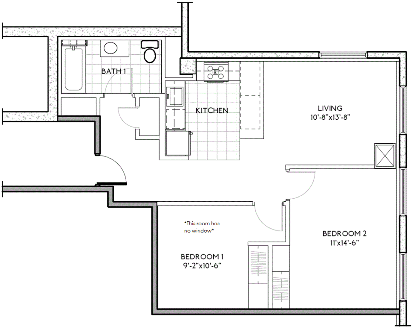 Madison Apartment: 1216 Spring Street