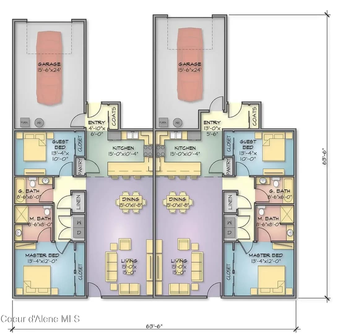 CDA Townhome: 7801 N. Mocha Lp.